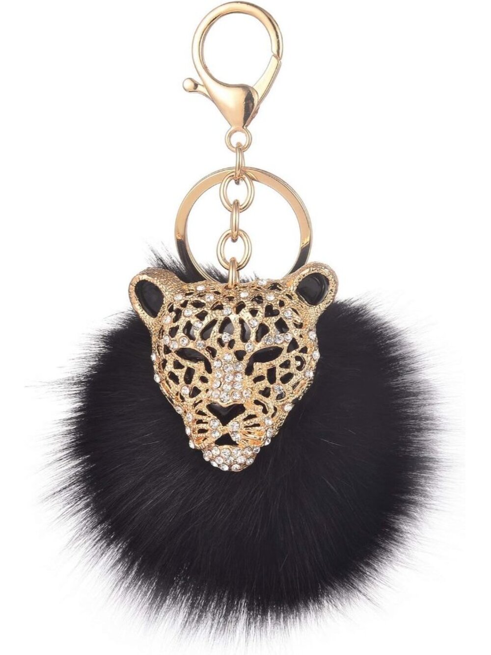 Leopard Handbag Charms Accessories Purse Keychain for